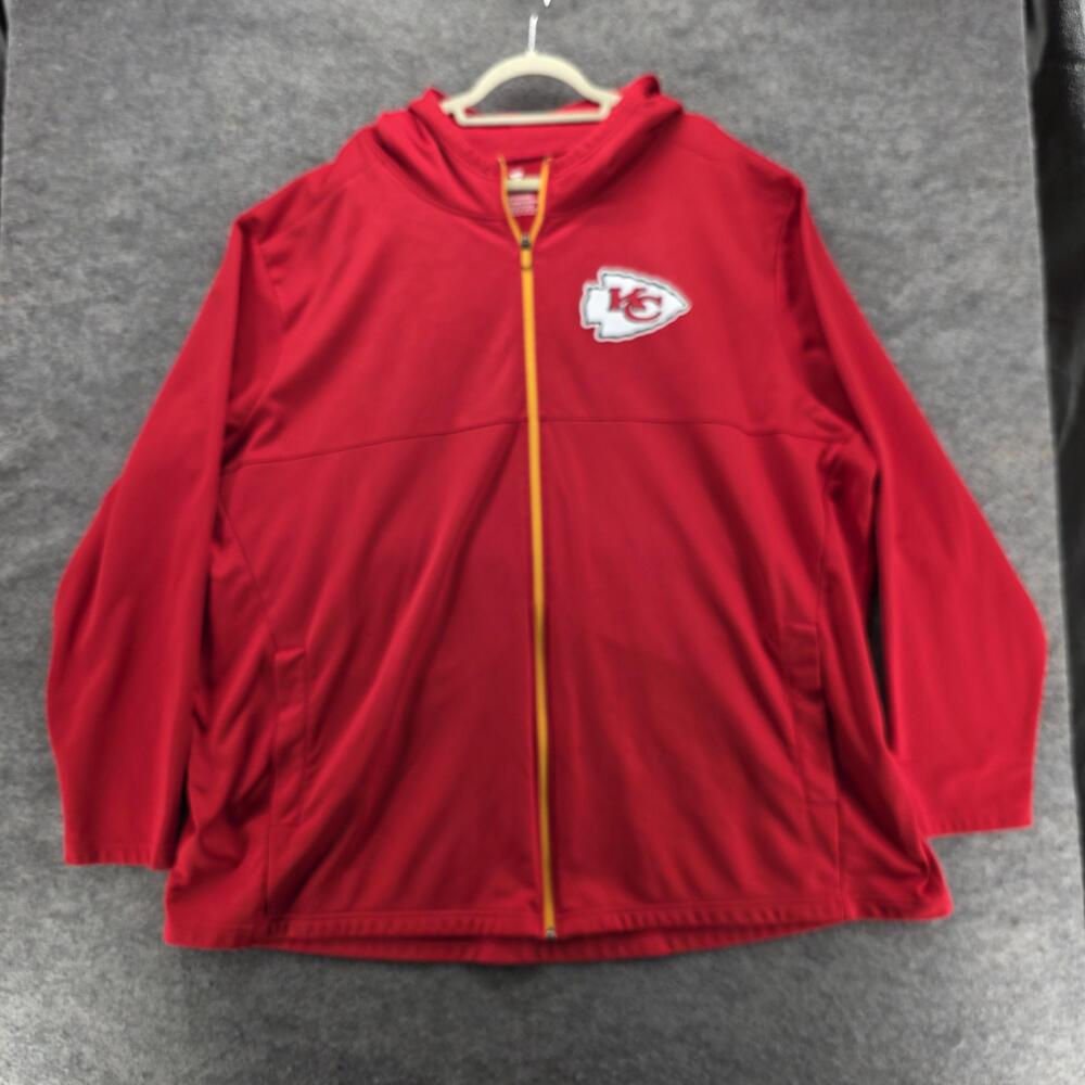 Kansas City Chiefs Jacket Mens 4XL Red NFL Football Fanatics Authentic